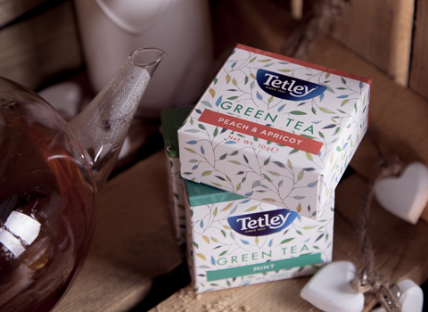 Tetley flavoured green tea gift boxes
