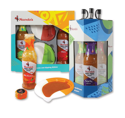 Nandos gift range packaging 